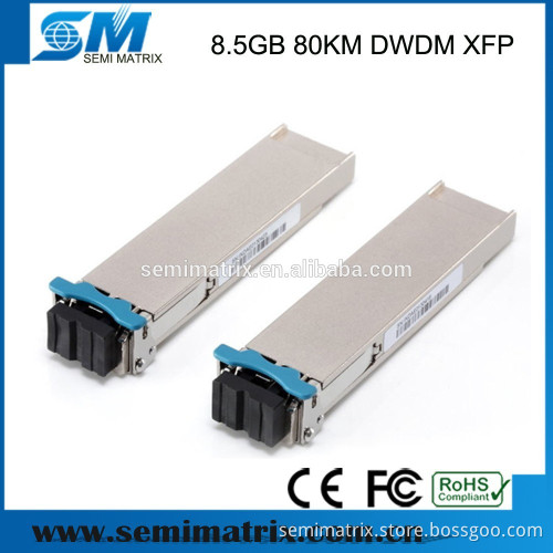 8.5G 80km DWDM XFP Optical Transceiver module